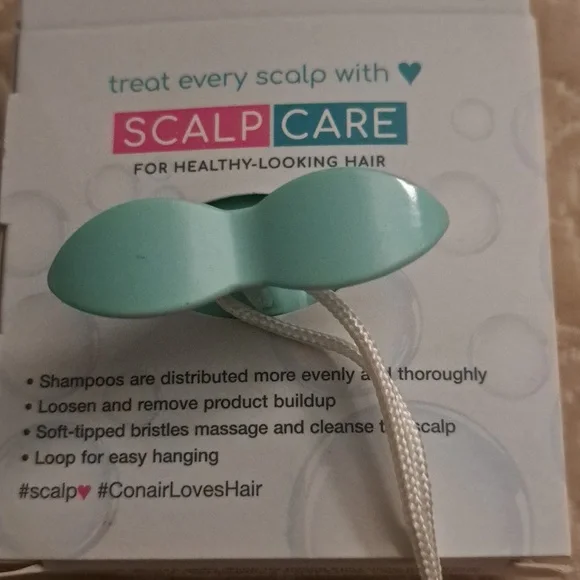 Conair Scalp Hair Massager Brush, Green New - Picture 4 of 6